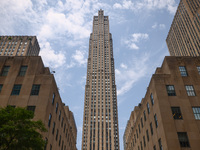 Rockefeller Center building in Manhattan, New York City, United States of America on July 6th, 2024. (