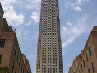 Rockefeller Center building in Manhattan, New York City, United States of America on July 6th, 2024. (