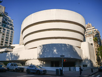 Solomon R. Guggenheim Museum building designed by Frank Lloyd Wright. New York City, United States of America on July 6th, 2024. (