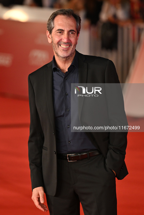 Paolo Calabresi attends the ''Berlinguer - The Great Ambition'' (Berlinguer - La grande ambizione) red carpet during the 18th Rome Film Fest...