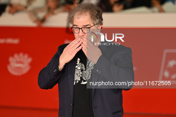 Andrea Pennacchi attends the ''Berlinguer - The Great Ambition'' (Berlinguer - La grande ambizione) red carpet during the 18th Rome Film Fes...