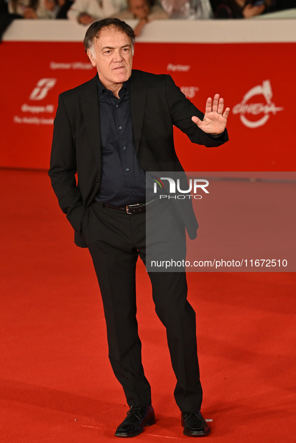 Francesco Acquaroli attends the ''Berlinguer - The Great Ambition'' (Berlinguer - La grande ambizione) red carpet during the 18th Rome Film...