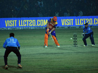 Jesse Ryder of Konark Suryas Odisha bats during the finals of the Legends League Cricket T20 match between Southern Superstars and Konark Su...