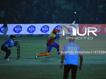 Kevin O'Brien of Konark Suryas Odisha bats during the finals of the Legends League Cricket T20 match between Southern Superstars and Konark...