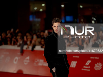 Achille Lauro attends the ''Berlinguer - The Great Ambition'' (Berlinguer - La grande ambizione) red carpet during the 18th Rome Film Festiv...