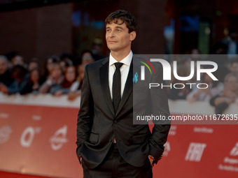 Lino Guanciale attends the ''Berlinguer - The Great Ambition'' (Berlinguer - La grande ambizione) red carpet during the 18th Rome Film Festi...