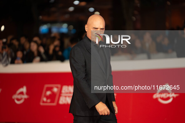 Luca Zingaretti attends the ''Berlinguer - The Great Ambition'' (Berlinguer - La grande ambizione) red carpet during the 18th Rome Film Fest...