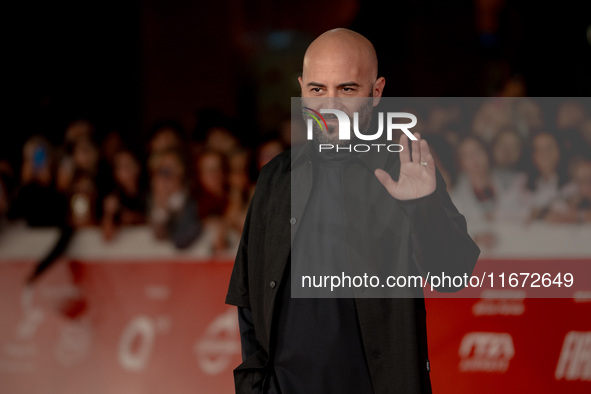 Giuliano Sangiorgi attends the ''Berlinguer - The Great Ambition'' (Berlinguer - La grande ambizione) red carpet during the 18th Rome Film F...