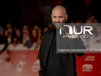 Giuliano Sangiorgi attends the ''Berlinguer - The Great Ambition'' (Berlinguer - La grande ambizione) red carpet during the 18th Rome Film F...