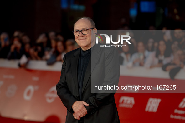 Carlo Verdone attends the ''Berlinguer - The Great Ambition'' red carpet during the 18th Rome Film Festival at Auditorium Parco Della Musica...