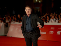 Francesco Acquaroli attends the ''Berlinguer - The Great Ambition'' red carpet during the 18th Rome Film Festival at Auditorium Parco Della...