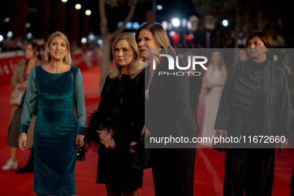 Bianca Berlinguer attends the ''Berlinguer - The Great Ambition'' (Berlinguer - La grande ambizione) red carpet during the 18th Rome Film Fe...