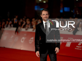 Elio Germano attends the ''Berlinguer - The Great Ambition'' (Berlinguer - La grande ambizione) red carpet during the 18th Rome Film Festiva...