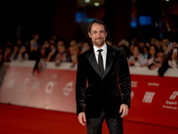 Elio Germano attends the ''Berlinguer - The Great Ambition'' (Berlinguer - La grande ambizione) red carpet during the 18th Rome Film Festiva...