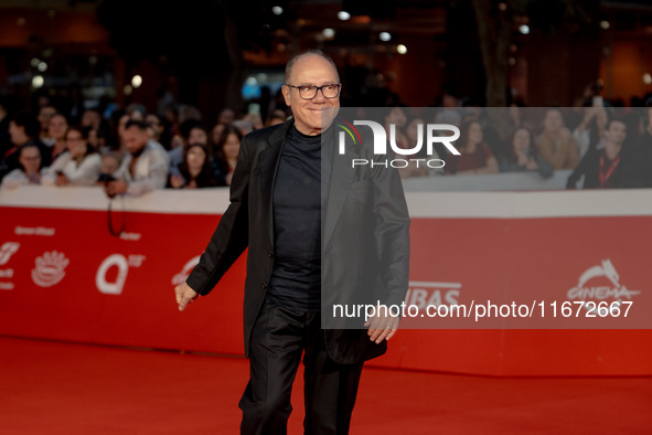 Carlo Verdone attends the ''Berlinguer - The Great Ambition'' red carpet during the 18th Rome Film Festival at Auditorium Parco Della Musica...