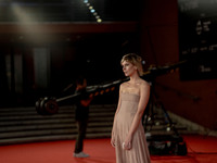 Elena Radonicich attends the ''Berlinguer - The Great Ambition'' (Berlinguer - La grande ambizione) red carpet during the 18th Rome Film Fes...