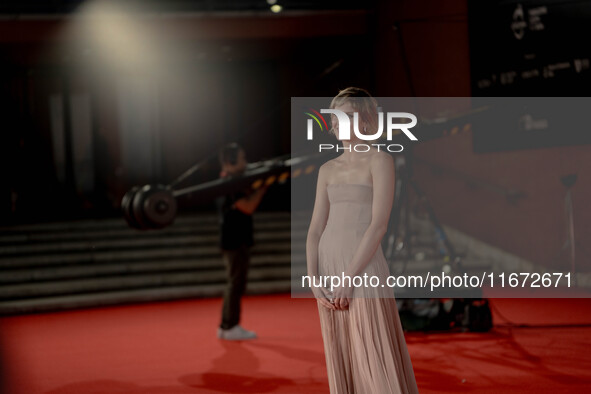 Elena Radonicich attends the ''Berlinguer - The Great Ambition'' (Berlinguer - La grande ambizione) red carpet during the 18th Rome Film Fes...