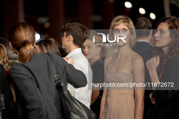 Elena Radonicich attends the ''Berlinguer - The Great Ambition'' (Berlinguer - La grande ambizione) red carpet during the 18th Rome Film Fes...