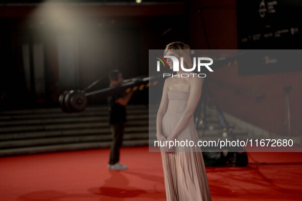 Elena Radonicich attends the ''Berlinguer - The Great Ambition'' (Berlinguer - La grande ambizione) red carpet during the 18th Rome Film Fes...