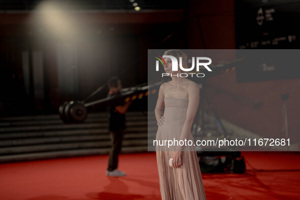 Elena Radonicich attends the ''Berlinguer - The Great Ambition'' (Berlinguer - La grande ambizione) red carpet during the 18th Rome Film Fes...