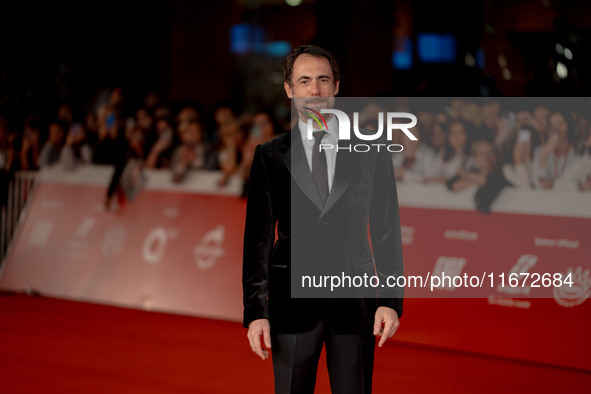 Elio Germano attends the ''Berlinguer - The Great Ambition'' (Berlinguer - La grande ambizione) red carpet during the 18th Rome Film Festiva...