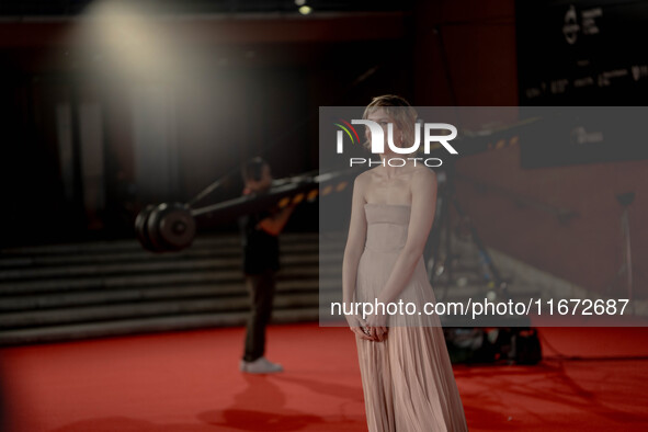 Elena Radonicich attends the ''Berlinguer - The Great Ambition'' (Berlinguer - La grande ambizione) red carpet during the 18th Rome Film Fes...