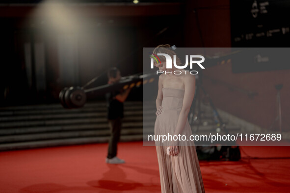 Elena Radonicich attends the ''Berlinguer - The Great Ambition'' (Berlinguer - La grande ambizione) red carpet during the 18th Rome Film Fes...