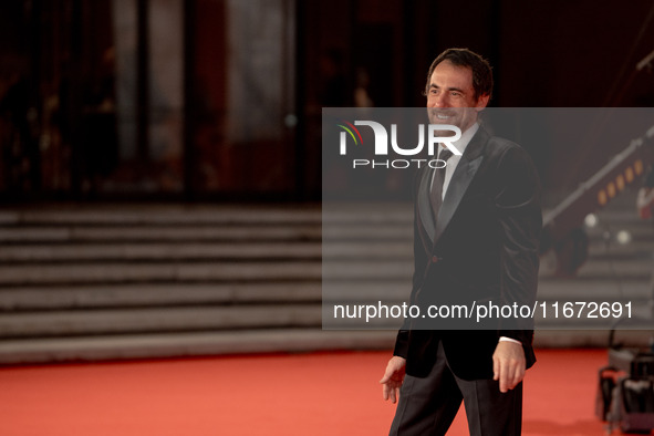 Elio Germano attends the ''Berlinguer - The Great Ambition'' (Berlinguer - La grande ambizione) red carpet during the 18th Rome Film Festiva...