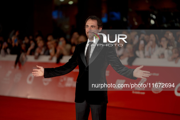 Elio Germano attends the ''Berlinguer - The Great Ambition'' (Berlinguer - La grande ambizione) red carpet during the 18th Rome Film Festiva...