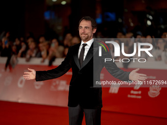 Elio Germano attends the ''Berlinguer - The Great Ambition'' (Berlinguer - La grande ambizione) red carpet during the 18th Rome Film Festiva...