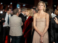 Elena Radonicich attends the ''Berlinguer - The Great Ambition'' (Berlinguer - La grande ambizione) red carpet during the 18th Rome Film Fes...