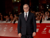 Roberto Gualtieri attends the ''Berlinguer - The Great Ambition'' (Berlinguer - La grande ambizione) red carpet during the 18th Rome Film Fe...