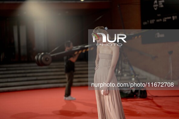 Elena Radonicich attends the ''Berlinguer - The Great Ambition'' (Berlinguer - La grande ambizione) red carpet during the 18th Rome Film Fes...