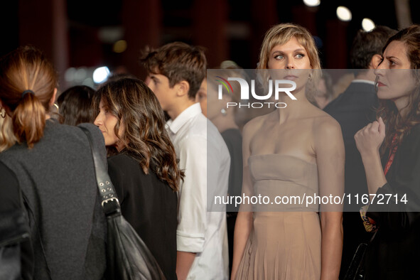 Elena Radonicich attends the ''Berlinguer - The Great Ambition'' (Berlinguer - La grande ambizione) red carpet during the 18th Rome Film Fes...