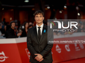 Lino Guanciale attends the ''Berlinguer - The Great Ambition'' (Berlinguer - La grande ambizione) red carpet during the 18th Rome Film Festi...