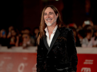 Manuel Agnelli attends the ''Berlinguer - The Great Ambition'' red carpet during the 18th Rome Film Festival at Auditorium Parco Della Music...