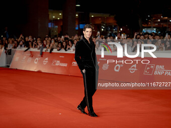 Achille Lauro attends the ''Berlinguer - The Great Ambition'' (Berlinguer - La grande ambizione) red carpet during the 18th Rome Film Festiv...