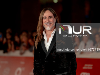 Manuel Agnelli attends the ''Berlinguer - The Great Ambition'' red carpet during the 18th Rome Film Festival at Auditorium Parco Della Music...