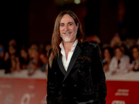 Manuel Agnelli attends the ''Berlinguer - The Great Ambition'' red carpet during the 18th Rome Film Festival at Auditorium Parco Della Music...