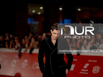 Achille Lauro attends the ''Berlinguer - The Great Ambition'' (Berlinguer - La grande ambizione) red carpet during the 18th Rome Film Festiv...