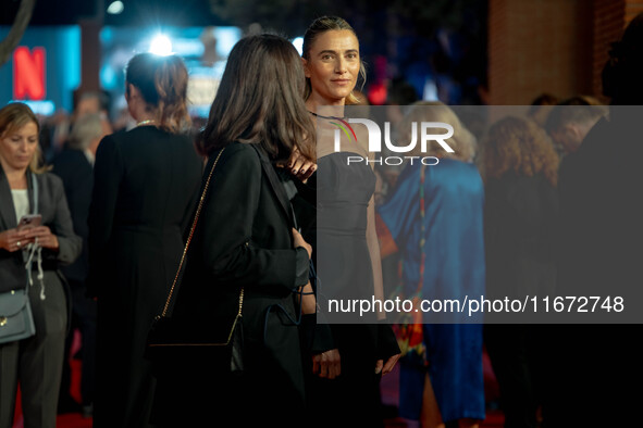 Anna Foglietta attends the ''Berlinguer - The Great Ambition'' (Berlinguer - La grande ambizione) red carpet during the 18th Rome Film Festi...