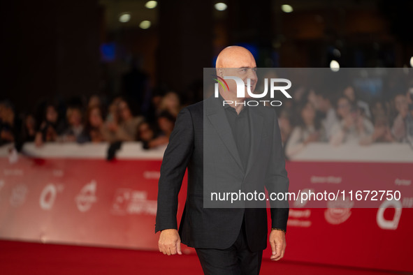 Luca Zingaretti attends the ''Berlinguer - The Great Ambition'' (Berlinguer - La grande ambizione) red carpet during the 18th Rome Film Fest...