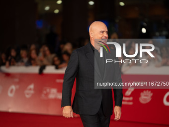 Luca Zingaretti attends the ''Berlinguer - The Great Ambition'' (Berlinguer - La grande ambizione) red carpet during the 18th Rome Film Fest...