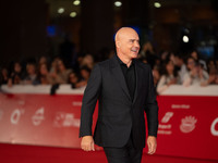 Luca Zingaretti attends the ''Berlinguer - The Great Ambition'' (Berlinguer - La grande ambizione) red carpet during the 18th Rome Film Fest...