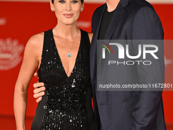 Maria Elena Boschi and Giulio Berruti attend the ''Berlinguer - The Great Ambition'' (Berlinguer - La grande ambizione) red carpet during th...