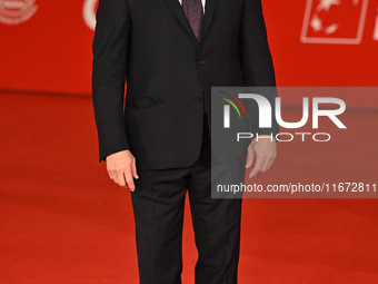 Roberto Gualtieri attends the ''Berlinguer - The Great Ambition'' (Berlinguer - La grande ambizione) red carpet during the 18th Rome Film Fe...