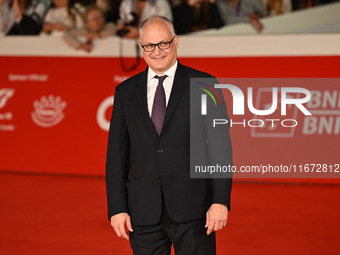 Roberto Gualtieri attends the ''Berlinguer - The Great Ambition'' (Berlinguer - La grande ambizione) red carpet during the 18th Rome Film Fe...