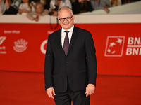 Roberto Gualtieri attends the ''Berlinguer - The Great Ambition'' (Berlinguer - La grande ambizione) red carpet during the 18th Rome Film Fe...