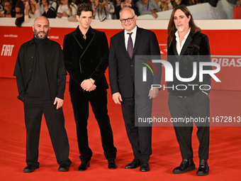 Giuliano Sangiorgi, Achille Lauro, Roberto Gualtieri, and Manuel Agnelli attend the ''Berlinguer - The Great Ambition'' (Berlinguer - La gra...