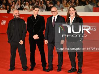 Giuliano Sangiorgi, Achille Lauro, Roberto Gualtieri, and Manuel Agnelli attend the ''Berlinguer - The Great Ambition'' (Berlinguer - La gra...